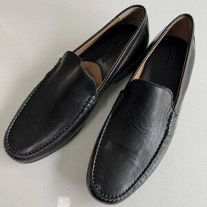Johnston & Murphy 10.5 Wide Loafer Slip Black Sheepskin Cresswell Venetian 8471